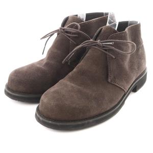 チャッカブーツ  ショートブーツ GORE-TEX スエード 24cm 茶 EG19G 55UR /MM