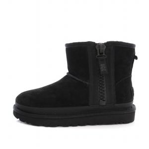 UGG australia Classic Mini Zipper Tape Logo クラシック ミニ ジッパー テープ ロゴ ムートンブーツ