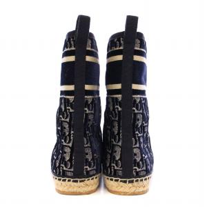 Christian Dior VELVET OBLIQUE ムートンブーツ 36.5