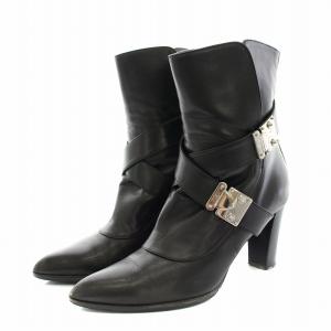 ショートブーツ 36 ブラック