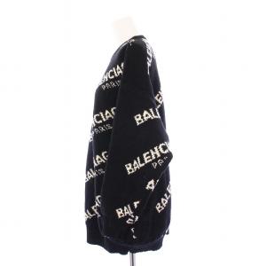 BALENCIAGA ニット プルオーバー ジャガード 36 ブラック 502572