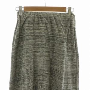 JURGEN LEHL イージースカート ロング 柄 M グレー J0102US731 /NQ