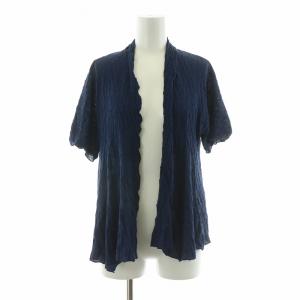 カーディガン ニット 半袖 M ネイビー J0112UB601 /NQ