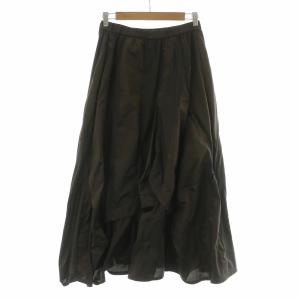 慈雨 フレアスカート ロング 40 ブラウン 32972552 /NQ