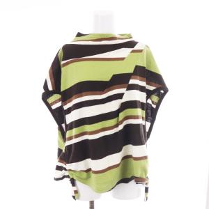 慈雨 カットソー ドルマンスリーブ ボーダー柄 40 緑 03122084 /MM