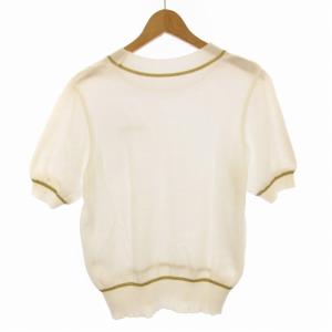 YVES SAINT LAURENT ヴィンテージ Tシャツ カットソー 半袖 ロゴ M SK61-180 /EE