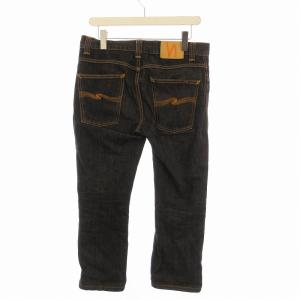 Nudie Jeans デニムパンツ ジーンズ テーパード 黒 ブラック /EE