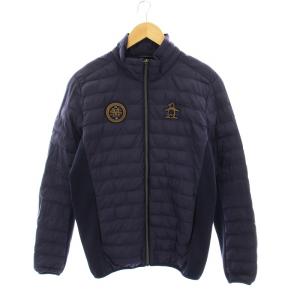 中綿ジャケット ブルゾン ナイロン ジップアップ アウター M 紺 MGMMJK06 /YM