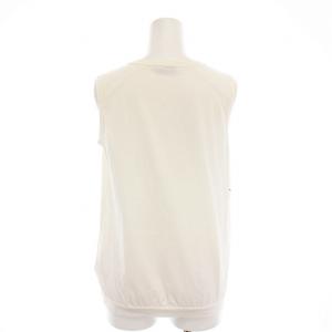 MONCLER ノースリーブ カットソー コットン XS 白 82251 /YM