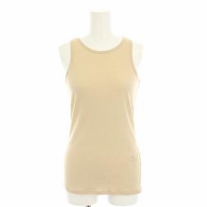 plage sheer タンク　ベージュ 23AW コットンリネンシアー Cotton Linen Sheer タンクトップ 麻