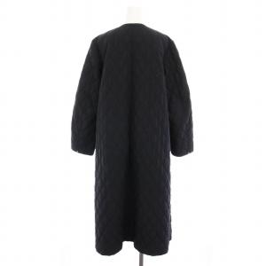 IENA LA BOUCLE 21AW ナイロンキルティングコート ロング 中綿 アウター 38 紺 黒 21020914146030