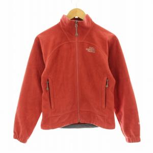 WINDWALL フリースジャケット ジップアップ ロゴ刺繍 赤 レッド /KU