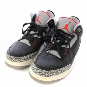 NIKE Air Jordan 3 Retro OG Black Cement スニーカー US10