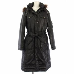 ダウンコート アウター ラクーンファー MJ-38 黒 FCC078949-18 /TK