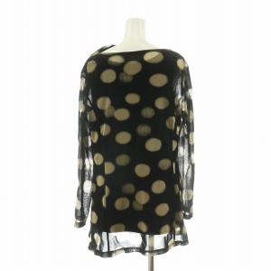 HIROKO BIS チュニック 長袖 ドット インナー付き 9 ラック ベージュ RBKAX-50230 /NQ