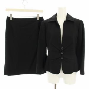 オリジナル ORIGINAL スーツ セットアップ 上下 ジャケット スカート ひざ丈 タイト 9 黒