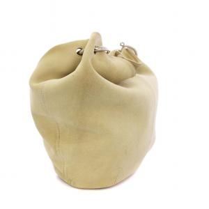 LOEWE チェーン ハンドバッグ スエード ベージュ