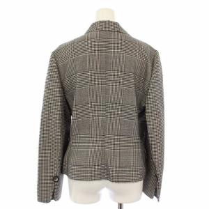 Christian Dior ヴィンテージ テーラードジャケット グレンチェック 11 黒 白 MDI5M0300 /TK