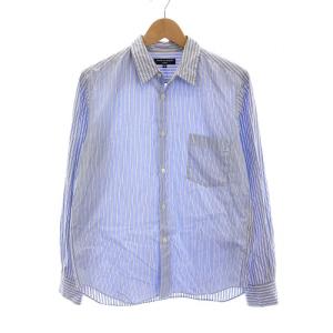 田中オム コムデギャルソンオム 長袖シャツ ストライプ グレー系 90s COMME des GARCONS HOMME / コムデギャルソン オム 90s 田中オム