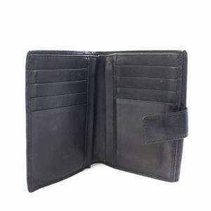 LOEWE アナグラム レザー 二つ折り財布 レザー スタッズ 黒 /TK OH