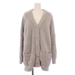 gelato pique 21SS セットアップ ルームウェア パジャマ 上下 カーディガン 長袖 パンツ ボア F グレー PWNT211002