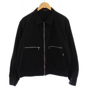 ワークジャケット ブルゾン ジップアップ フランス製 1 黒 /BM