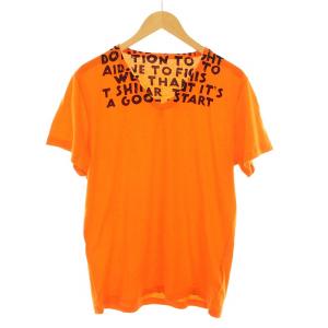 08AW AIDS TEE エイズ Tシャツ カットソー Vネック 半袖 オレンジ 31GC099 /YM