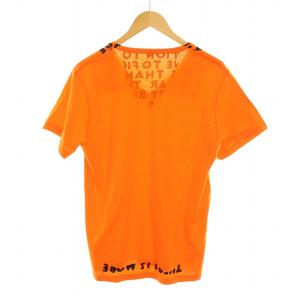 Maison Margiela 08AW AIDS TEE エイズ Tシャツ カットソー Vネック 半袖 オレンジ 31GC099 /YM