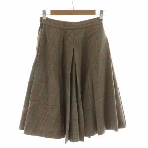 Vivienne Westwood RED LABEL フレアスカート ひざ丈 チェック 2 ベージュ 357-01-27023 /NQ