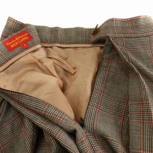 Vivienne Westwood RED LABEL フレアスカート ひざ丈 チェック 2 ベージュ 357-01-27023 /NQ