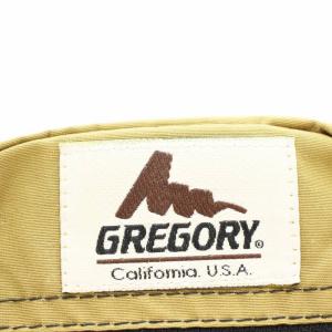 GREGORY 旧ロゴポーチ ショルダーバッグ ナイロン ベージュ /G