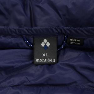 mont-bell スペリオダウン ラウンドネックジャケット ダウンジャケット ロゴ ナイロン アウター XL 紫 パープル
