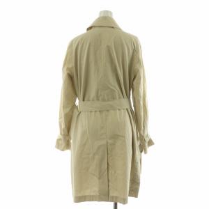 MARGARET HOWELL ステンカラーコート アウター ロング ベルト付き 1 ベージュ 578-112905 /NQ