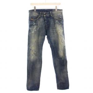 DARARON デニムパンツ ジーンズ ダメージ加工 W30 L32 ブルー WASH 0818Y /YM