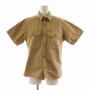 ヴィンテージ Vintage シャツ ブラウス 半袖 S ベージュ 3610700142 /NQ