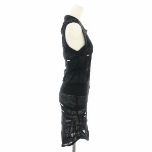 JUNYA WATANABE コムデギャルソン COMME des GARCONS ダメージニット セーター ノースリーブ 変形 アシンメトリー