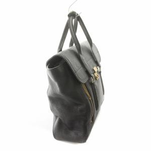 3.1 phillip lim パシュリミディアムサッチェル ハンドバッグ レザー ブラック /NQ