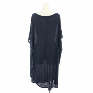 MM6 Maison Margiela マルタンマルジェラ Martin Margiela カットソー チュニック 半袖 XS 紺 ネイビー S32CT0432