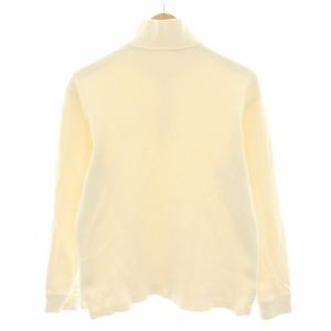 RALPH LAUREN ハーフジップニット スウェット トレーナー ハイネック 長袖 ポニー刺繍 アイボリー 0467376 /YT