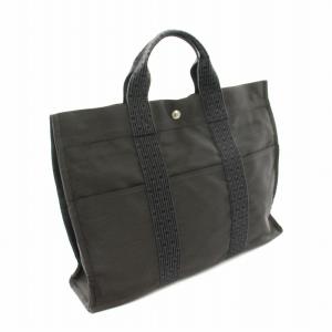 HERMES エールラインMM トートバッグ ブラック