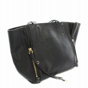 Chloe マイロ Milo トートバッグ レザー 黒 ブラック 01 17 75 65 /YT OH D