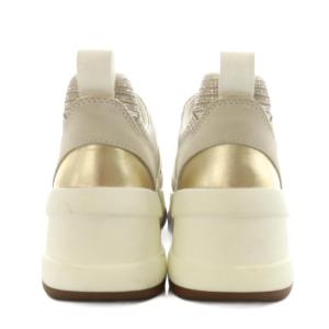 MICHAEL KORS スキューバ スリッポン OLYMPIA SLIPON スニーカー シューズ ロゴ 8.5 ベージュ SG23D