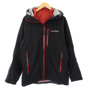 3in1 フォールライン パーカ ジャケット マウンテンパーカ アウター XL 黒 赤 1102432