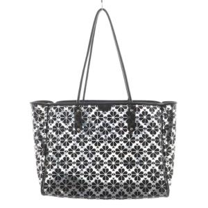 kate spade new york トートバッグ ハンドバーグ ショルダーバッグ クリアバッグ 総柄 黒 ブラック /AN15