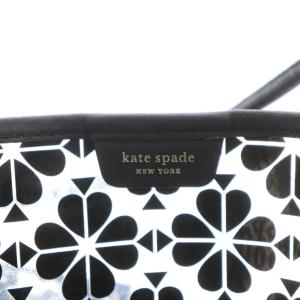 kate spade new york トートバッグ ハンドバーグ ショルダーバッグ クリアバッグ 総柄 黒 ブラック /AN15
