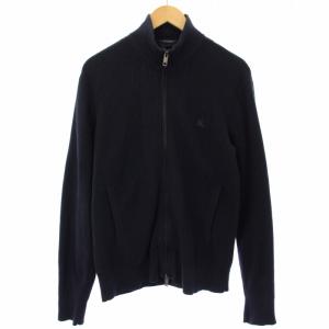 ニットジャケット ジップアップ L 紺 A1P98-110-28 /TK