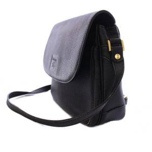 burberrys ヴィンテージ ショルダーバッグ レザー ブラック