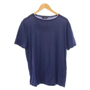 Tシャツ カットソー 半袖 クルーネック ネイビー /BM