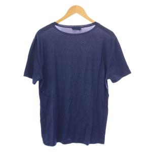 TOM FORD Tシャツ カットソー 半袖 クルーネック ネイビー /BM