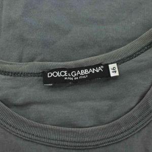 DOLCE&GABBANA Disney ディズニー Tシャツ カットソー 半袖 クルーネック ミッキー プリント 46 グレー /KU